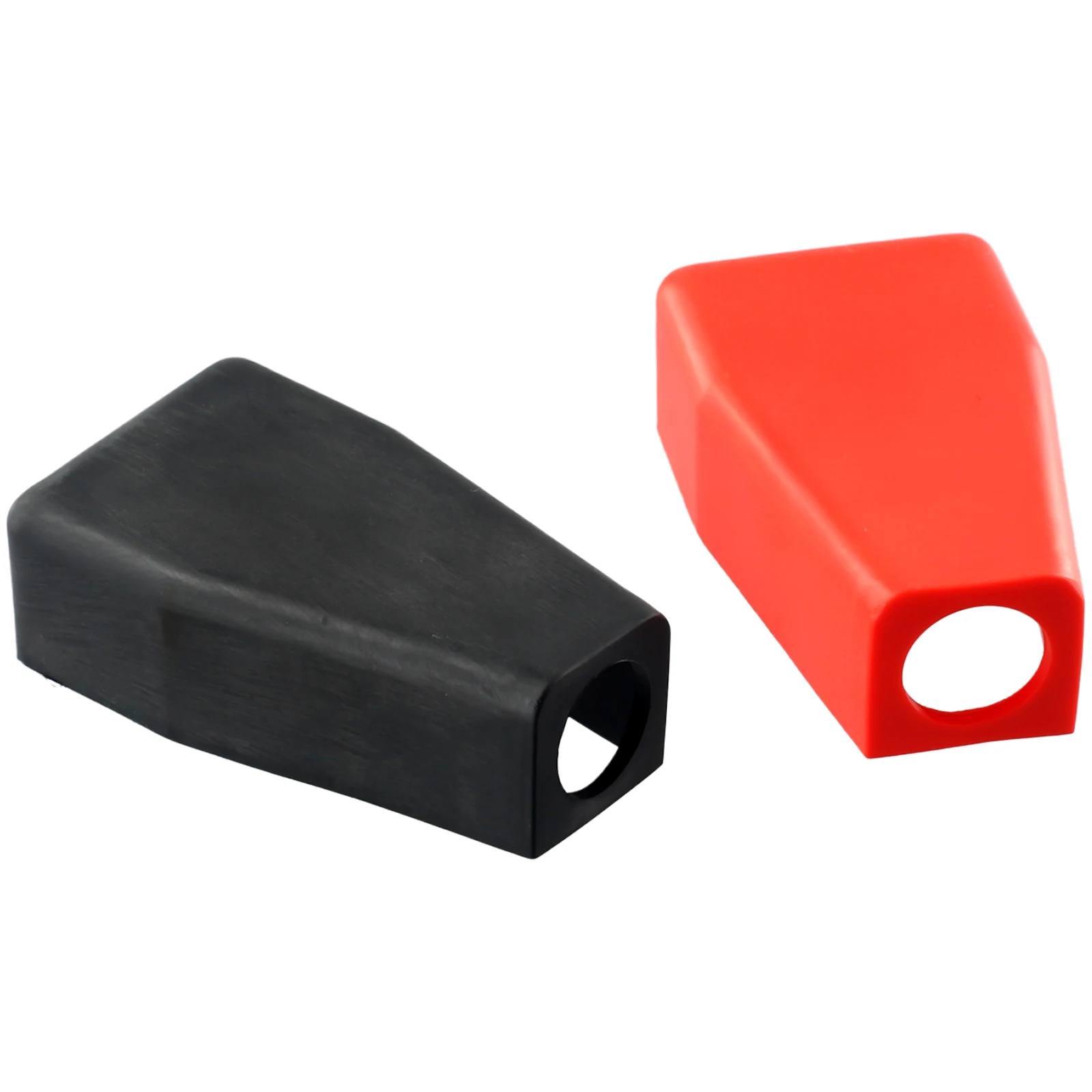 2pcs Car Battery Terminal Covers Positive Negative Top Post Cap For Most Cars Motorcycles Trucks Stable And Wear Resistant