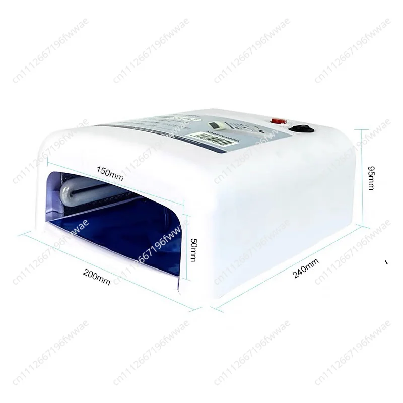 For LED UV Glue Curing Lamp for Mobile Phone Film Repair Green Oil Curing Shadowless Manicure Baking Light with Adjustable Timer