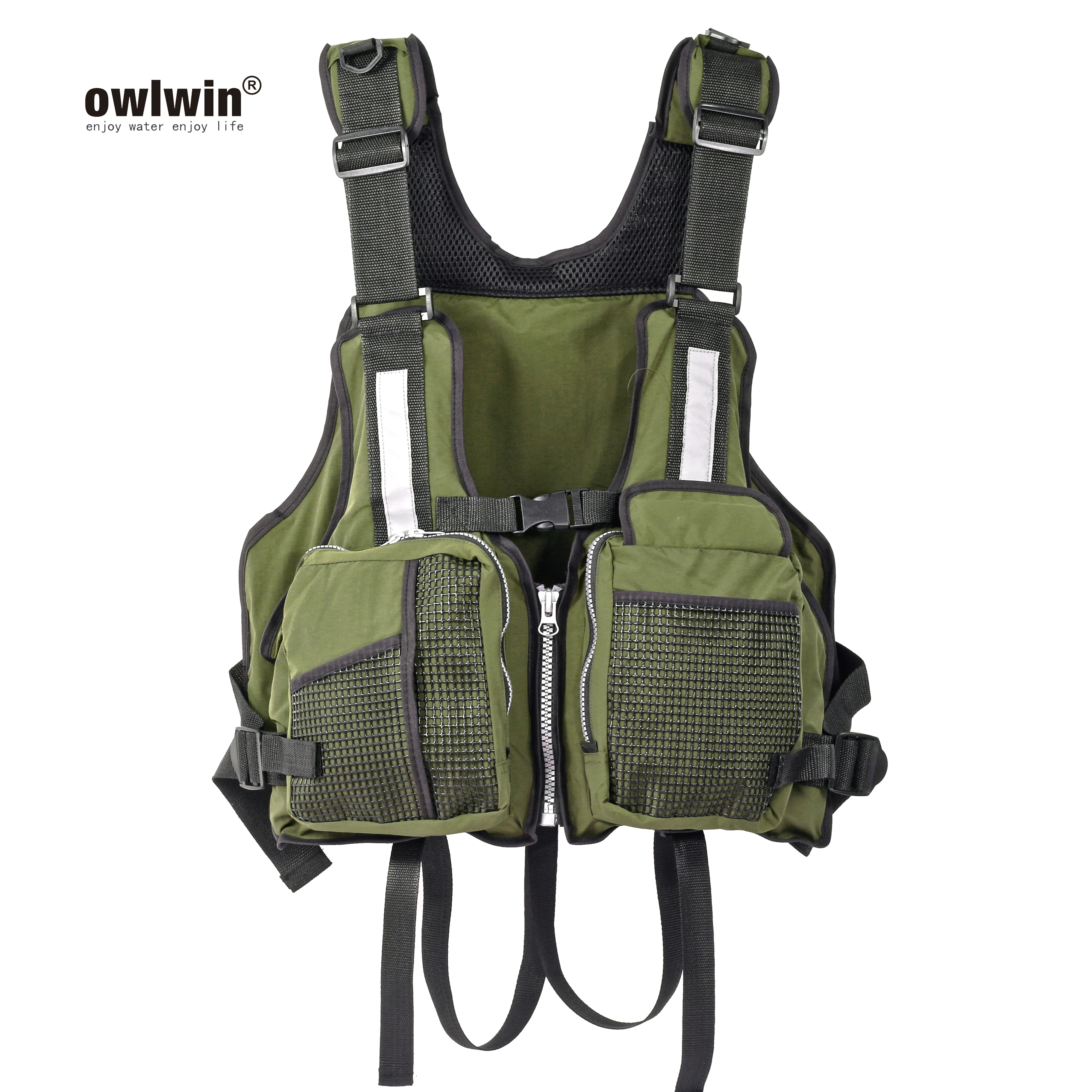 

Rescue Adult Swimming Life Vest Buoyancy First Aid Kayak Multi-function Bag Fishing Life Jacket For Drifting Boating Adjustable