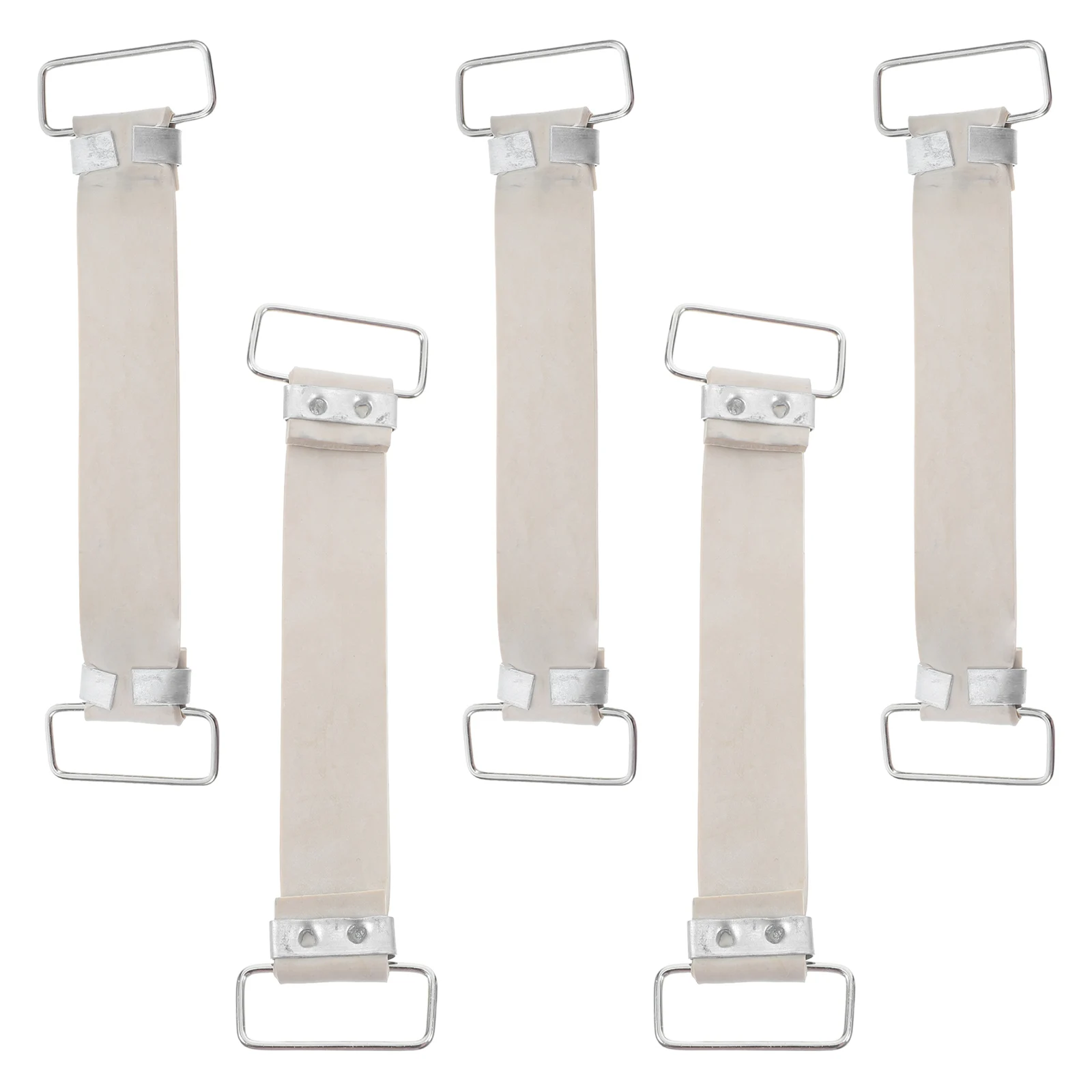

5pcs Fixing Atv Scooter Motorcycle Stretchable Rubber Tie Down With Metal Buckles Holder Durable Elastic Strap For Accessories