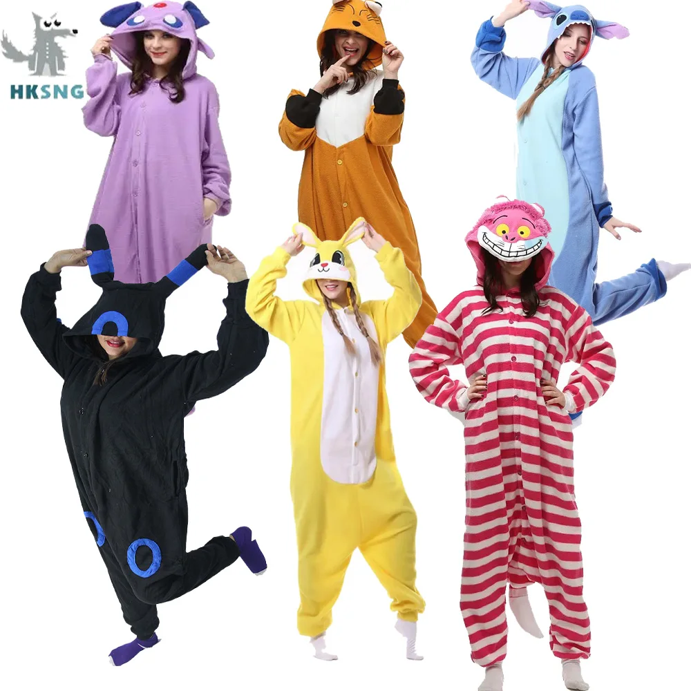 

Anime Blue Stitch Pijamas Animal Adults Cat Bear Shark Onesies Kigurumi Pajama Costumes Dragon Jumpsuit For Christmas Halloween