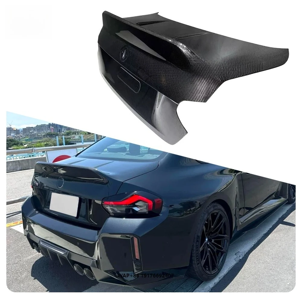 

Dry Carbon Fiber Rear Bumper Trunk Lid Auto Performance Parts Body Kit Auto Body Systems For G87 M2