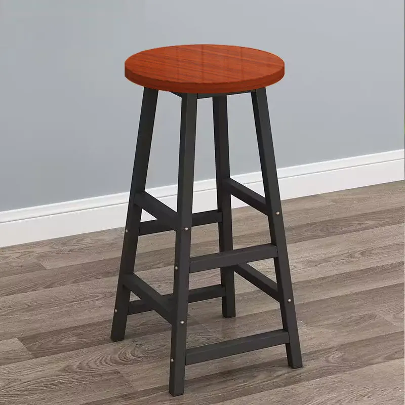 

Luxury Design Bar Stools Counter Living Room Modern Long Restaurant Metal Bar Chairs High Bancos De Bar Lounge Suite Furniture