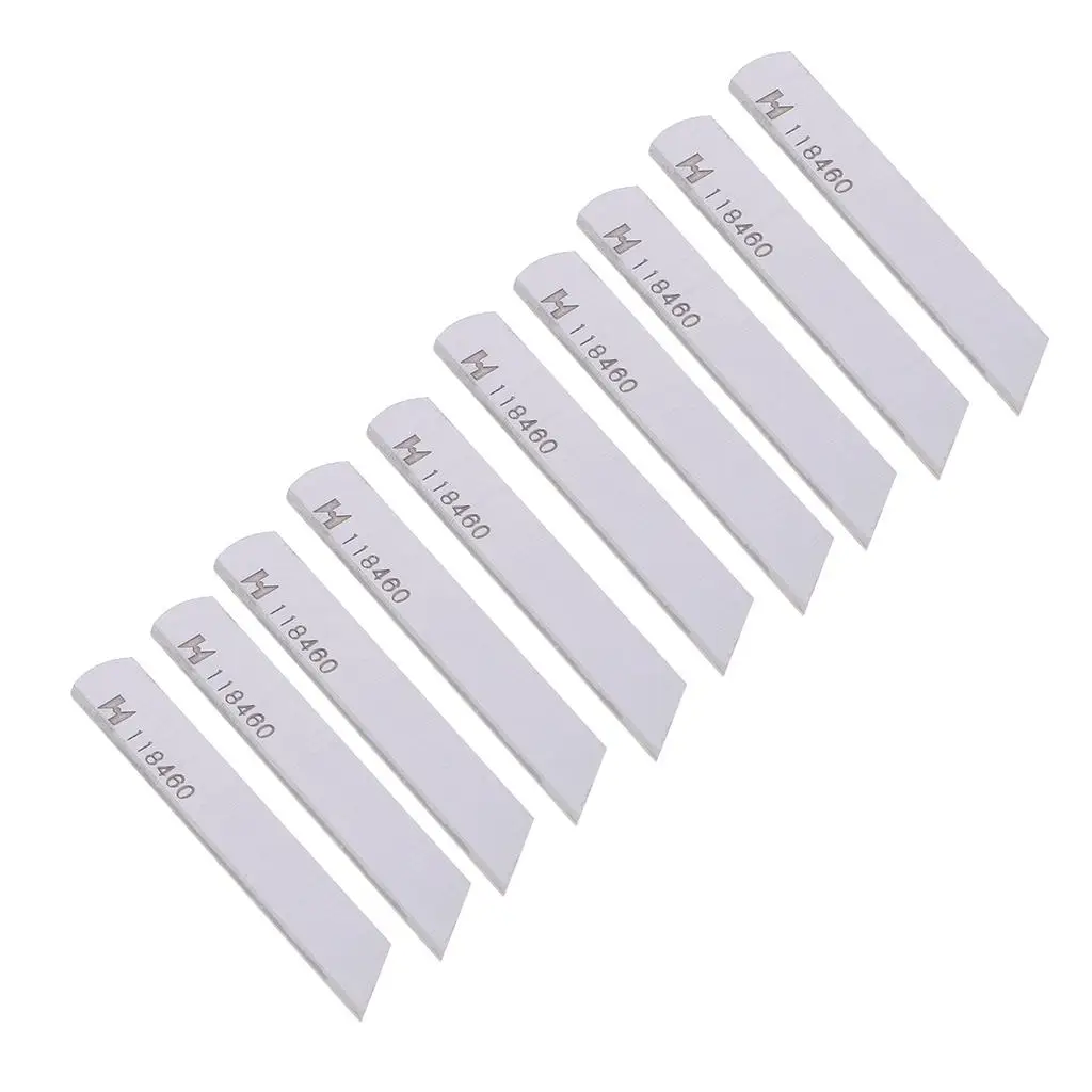 10 lâmina inferior de aço 118 46003 para máquina de costura overlock Juki MO 2414