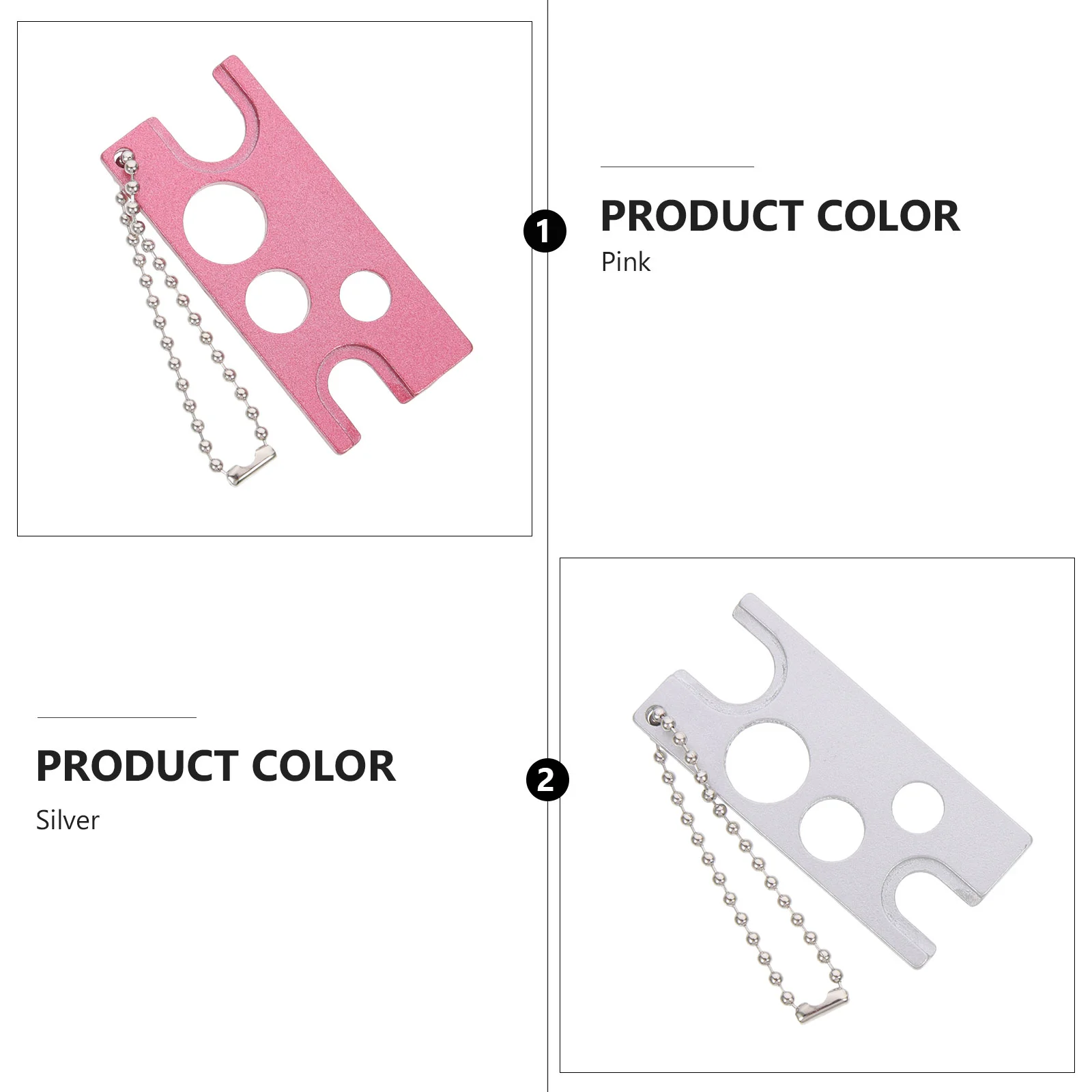 2 Pcs Tools Glue Bottle Opener Roller Ball Caps Easily Remove Essential Oil Openers Removers Metal Man