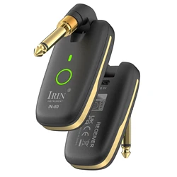 IRIN IN-80 UHF Wireless Guitar System Transmitter & Receiver for Electric Guitar Bass Can Be Used Continuously for 7 Hours