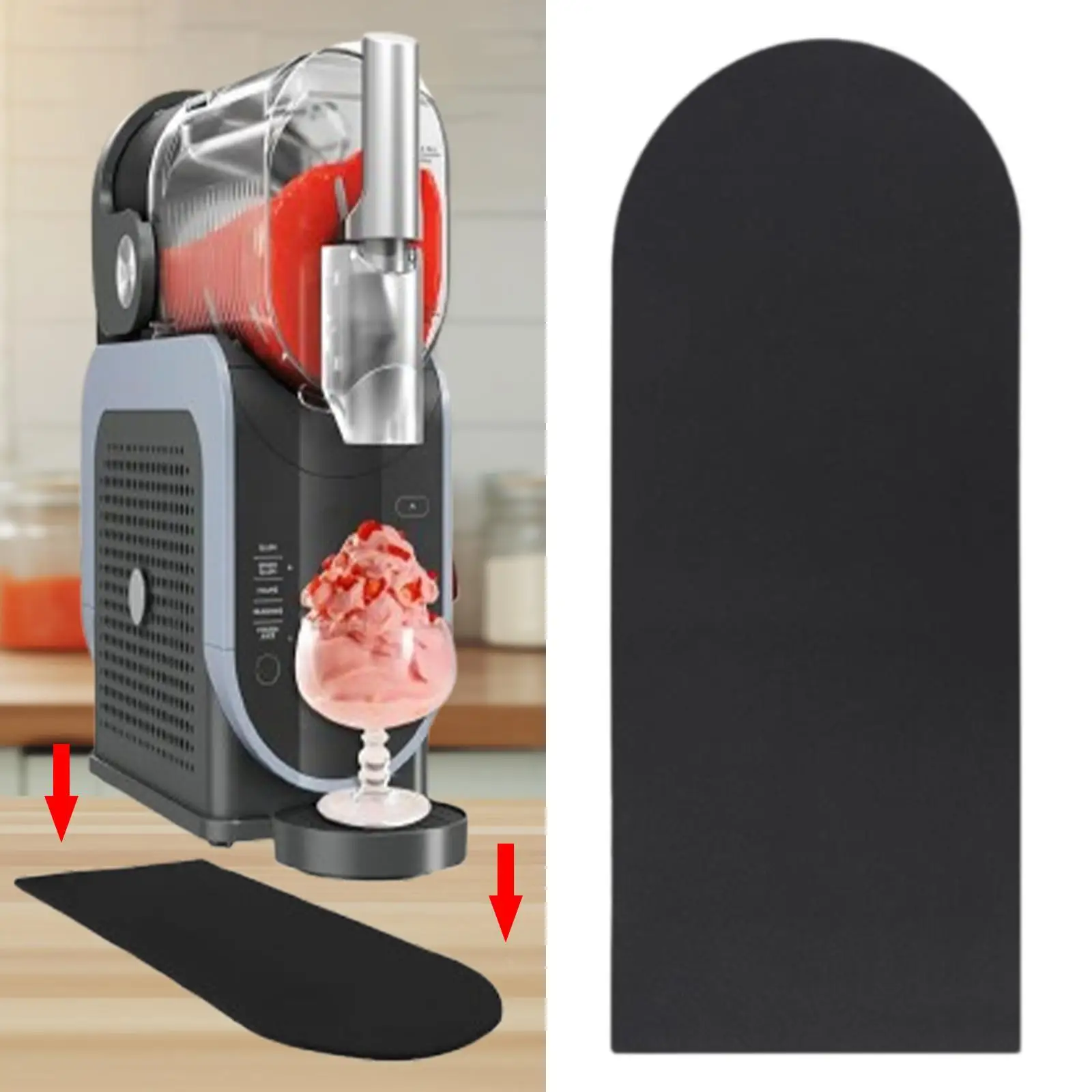 Slushie Makers Gleitpad, Mixermatte, verschleißfest, professionell, leicht zu reinigen