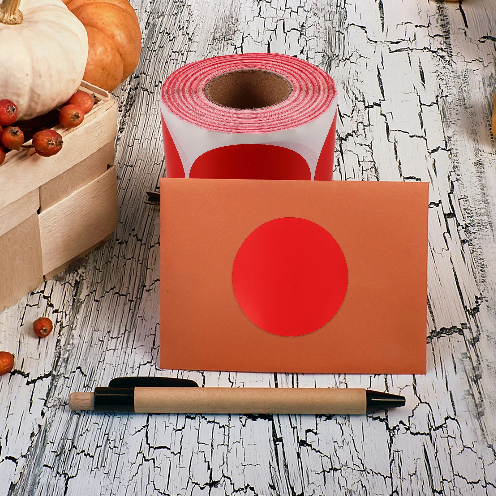 

Label Stickers Colorful Paper Gift Tag Self-adhesive Sealing Classification Dot