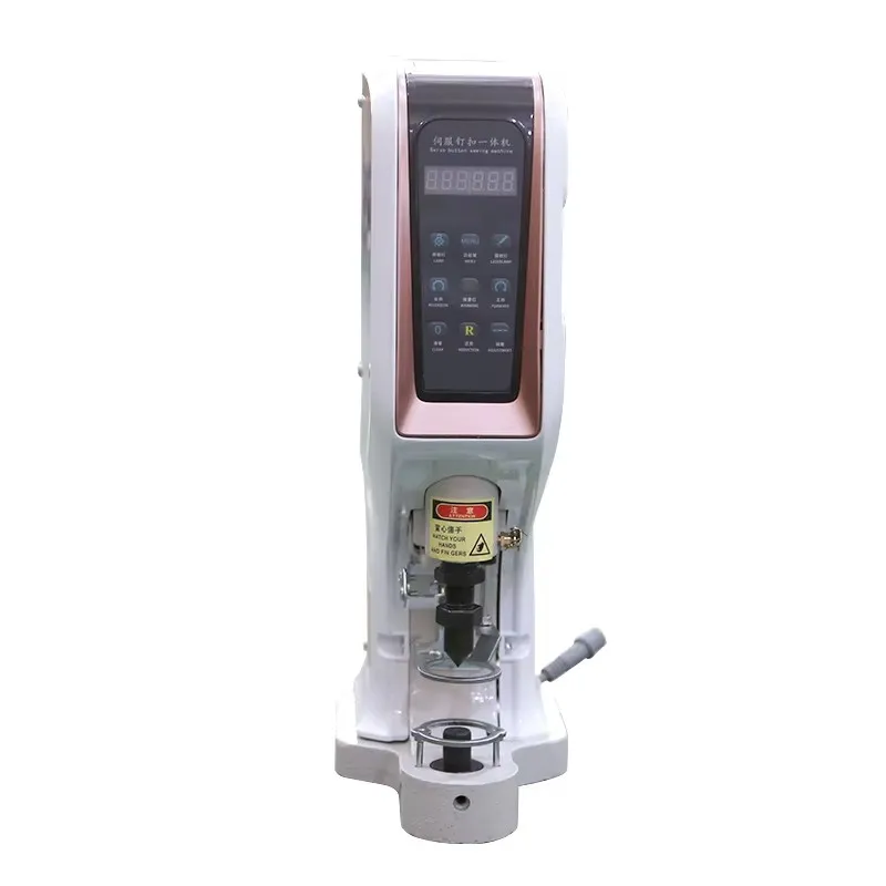 

CHOICE GC818 Electronic Snap Button Holer Machine with Sensor, 110/220V Industrial Button Machine with Warranty