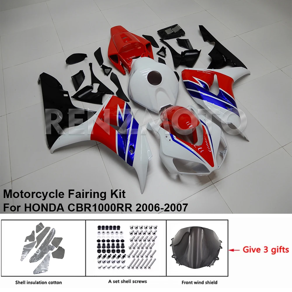 

H1007-113a Motorcycle Fairing Set Body Kit Plastic For HONDA CBR 1000 RR 2006-2007 Accessories ABS Injection Bodywork