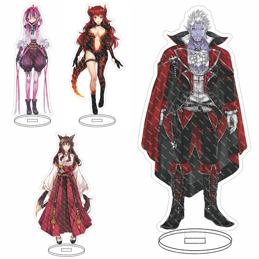 

Anime Nijisanji Rainbow Society Vtuber Figures Ren Zotto Aster Arcadia Cosplay Acrylic Stand Model Toy Fans Xmas Gifts