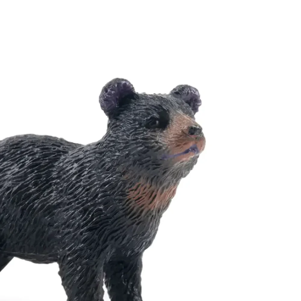 Toymany Simulation Black Bear Cub Wildlife Animal Animal Model Toy Mini Figures Dolls Action Figurines Toys Children Gift