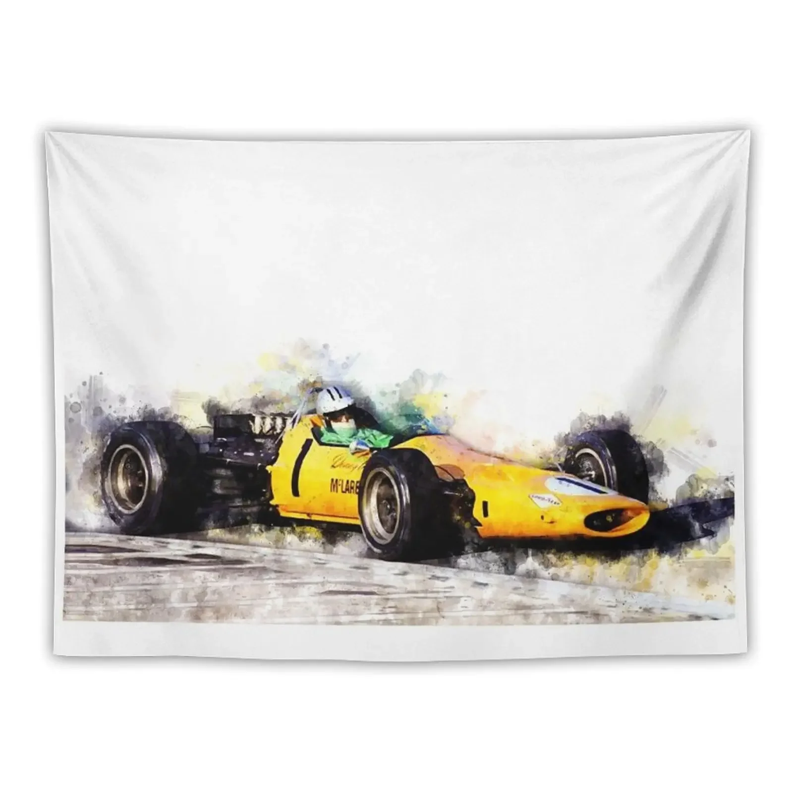 Denny Hulme 1968 Tapestry Home And Comfort Decor Decorative Wall Tapestry