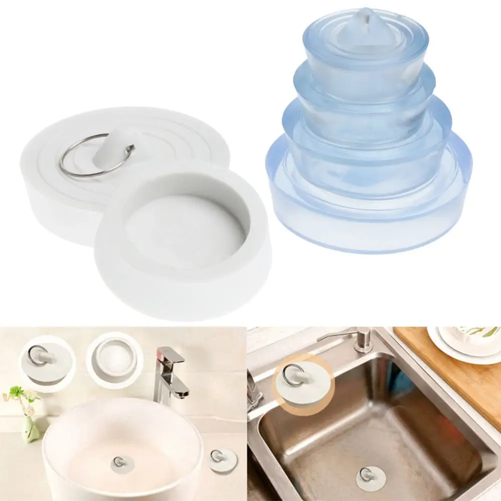 Water Sink Plug Bathtub Stopper Drain Cover Sewer Bathroom Supplies Leakage-proof Rubber Plug Washroom Kitchen