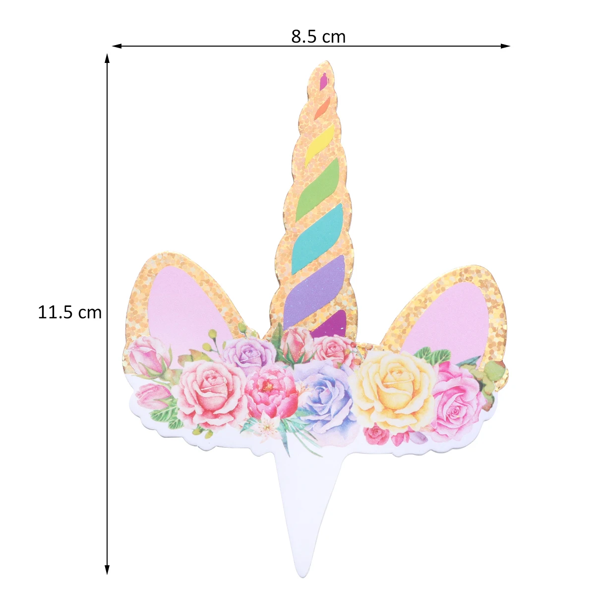 

24 Pcs Unicorn Cake Toppers Cartoon Cupcake Picks Decorations Party Supplies Birthday Baby Shower Cake Decorations