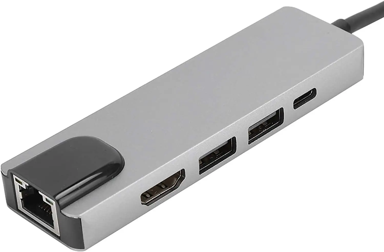 Pop 5 In 1 USB C Hub Type C To 4K HDMI-compatible Adapter RJ45 Network 100M Ethernet Lan Charger Port Adapter For Macbook Pro