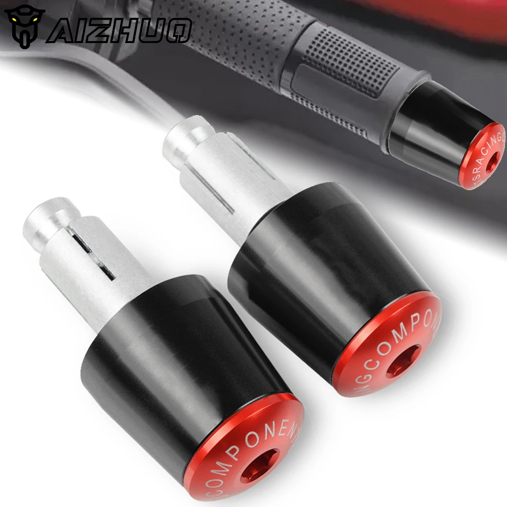 Motorcycle Handlebar End Grips Hand Cap Hand Bar End 22mm For HONDA VFR 400 750 800 VFR400 VFR750 VFR800/F VFR 800 VFR1200/F