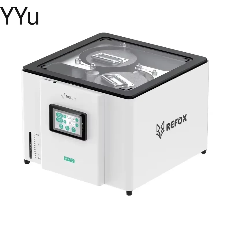 custom for Refox AP32 2 Slots Desktop Mini Polishing Machine Mobile Phone LCD Screen Scratch Removal Smoothing Watermill Tool