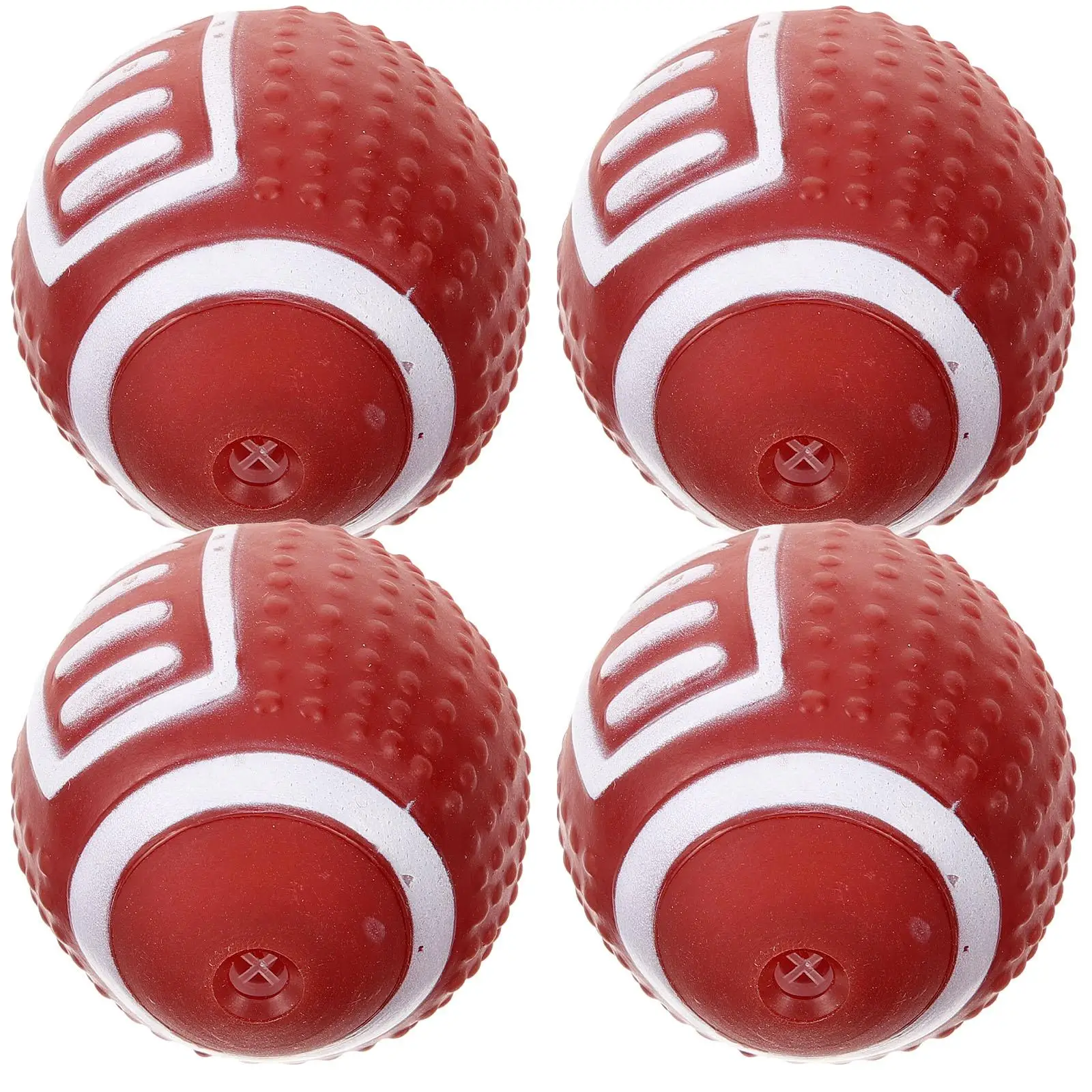 

4 Pcs Football Toys Dog Outdoor Training Puppy Chew Wobble for Dogs Animal Pet Exercising Light Brown Play