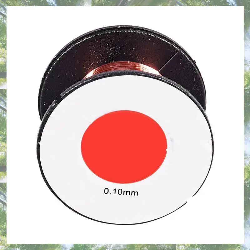 

Premium-25 Pcs 0.1Mm Diameter Copper Soldering Solder Enamelled Reel Wire