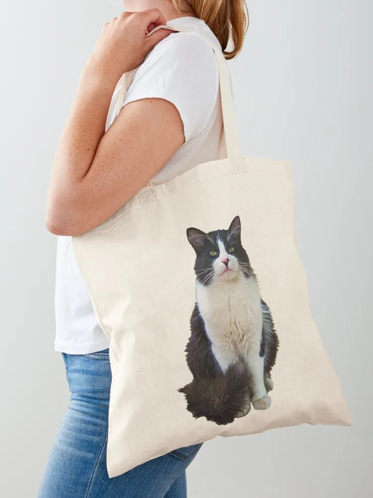 

Black and White Cat Tote Bag Gift bag tote bag women Woman shopper Shopper