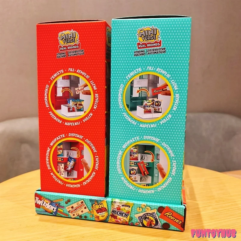 Miniverse Mini Vending Machine Toy, Mini Snack Miniature Playset, Collectible Tiny Food Dollhouse Decor, Kids Mystery Box Gifts view 3