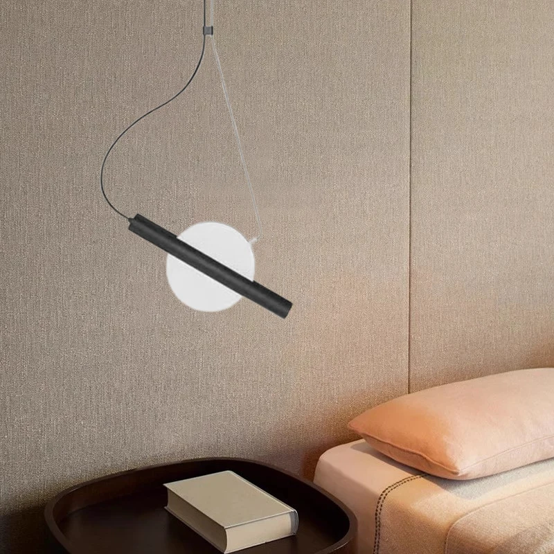 Modern Creative Geometry Pendant Light Restaurant Bar Minimalist Hanging Lighting Indoor Decor Nordic Simple Spot Pendant Lamp