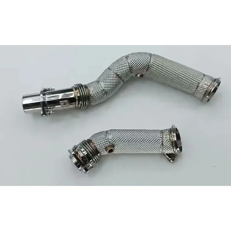 Section High flow Pipes branch downpipe Exhaust Pipe with for M3/M4 F80 F82 3.0T 2014-2019