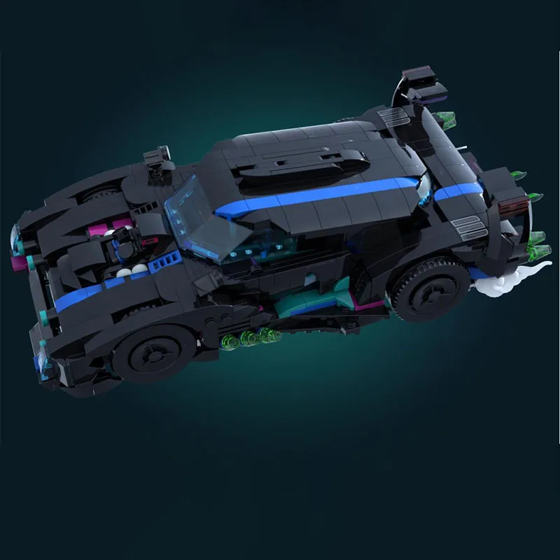 

1222PCS MOC Zeroes FS – Cyberpunk Hypercar Building Blocks Model Roadster,DIY Educational Display for Tech Enthusiasts