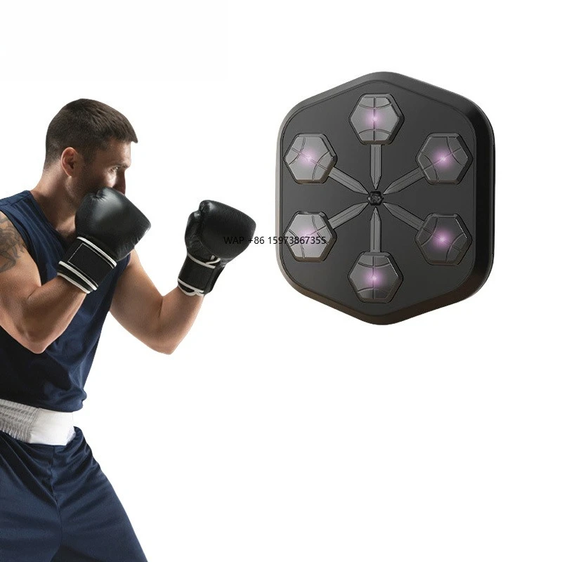 Topco high quality adult boxing wall target training music boxing target black and white intelligent music boxing machine