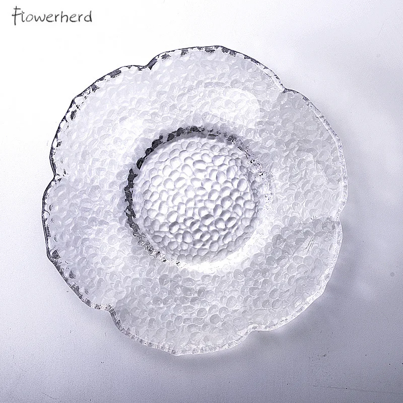 Japanese Style Round Insulated Glass Tea Mat Saucer Teaware Creative Kung Fu Tea Set Cup Holder Phnom Penh Saucer