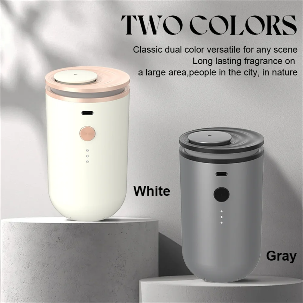 200m3 Car Aroma Diffuser Intelligent Perfume Air Purifier 50ml Essential Oils Two-Fluid Atomizer Long Lasting Fragrance Machine