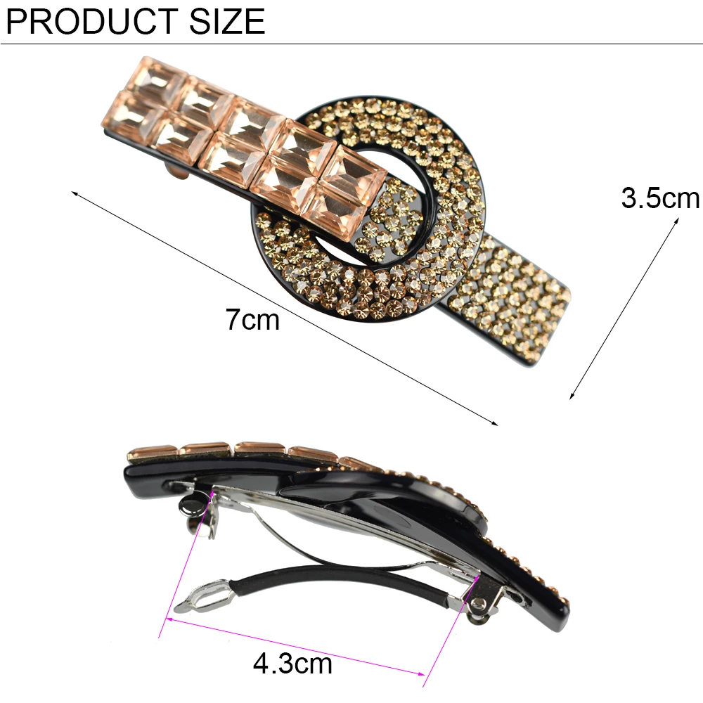 Women headwear New small cute hair clip for girls vintage hair barrettes rhinestone hair accessories for women