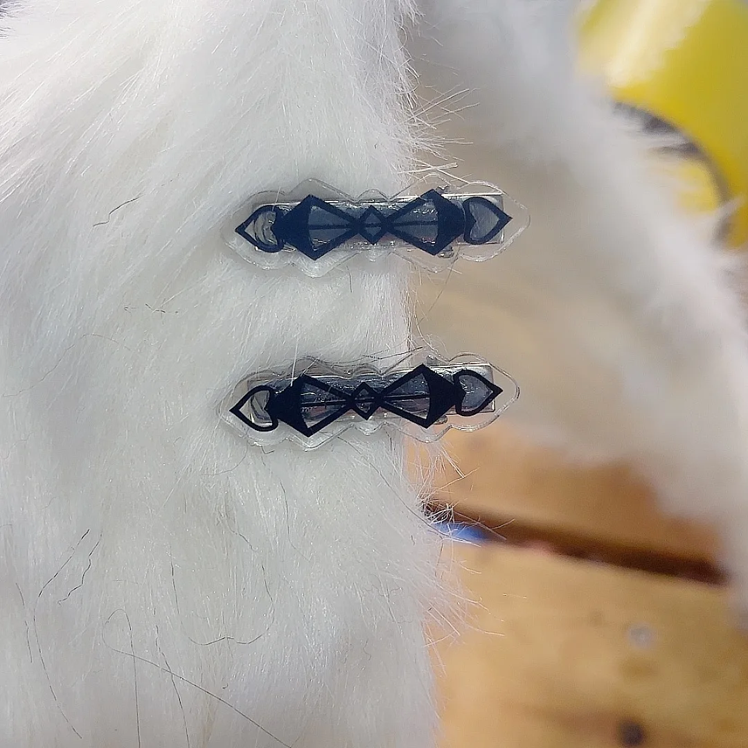 Shiori Novella دبوس الشعر أقراط الشعر الدعامة Mumei Nanashi Kronii Ouro تأثيري الدعامة