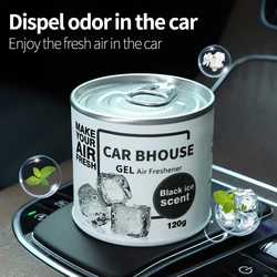 Car Air Freshener Solid Cologne Black ice Cherry Aromatherapy Interior Vanilla Auto Diffuser Perfume Accessories Smell Good