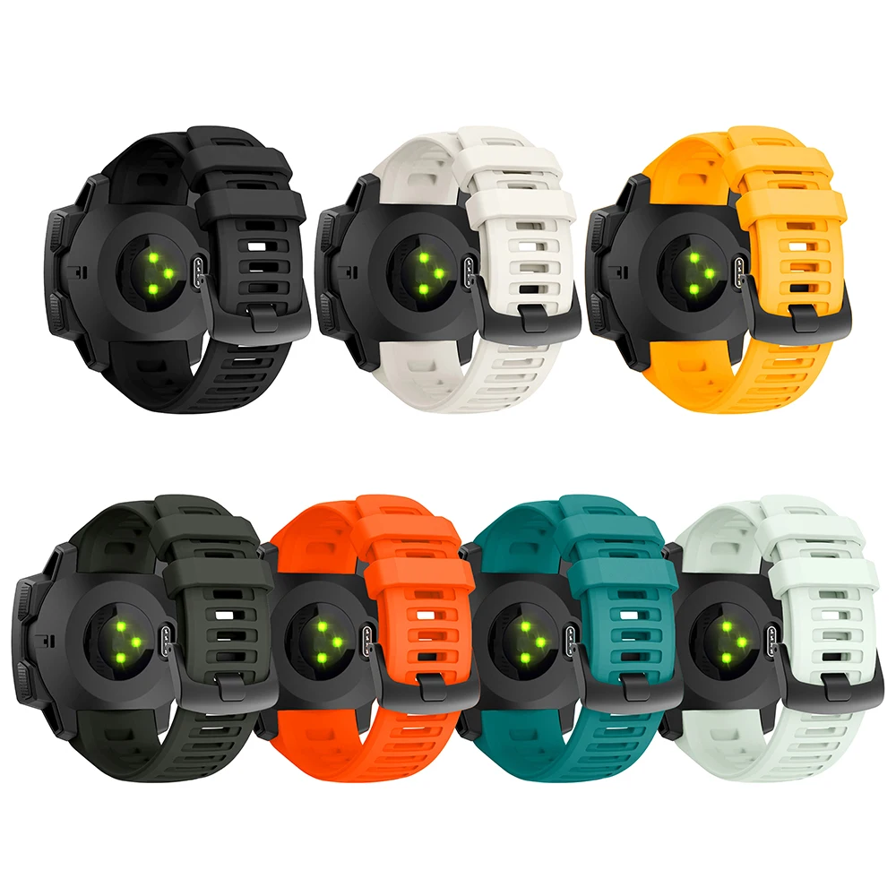 22 mm Uhrenarmband aus Silikon für Garmin Instinct 1 2, Ersatzarmband für Instinct 2/Solar/Esports/Tactical Band Armband – Detail 3