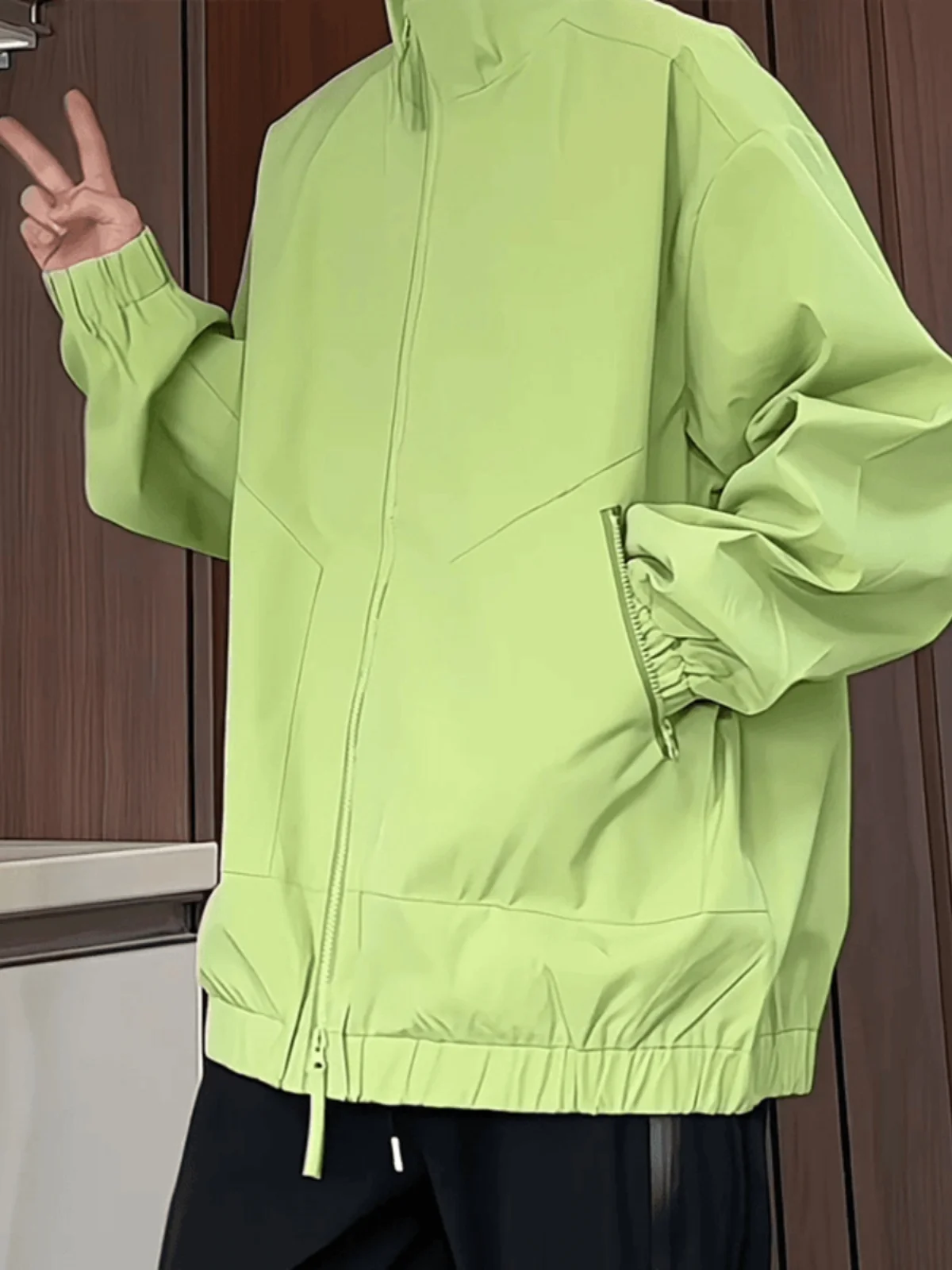 

Мужской уличный костюм для активного отдыха: водонепроницаемый, мягкий, осенний, солнцезащитный, для скалолазания, в американском функциональном стиле, молодежный, свободного кроя