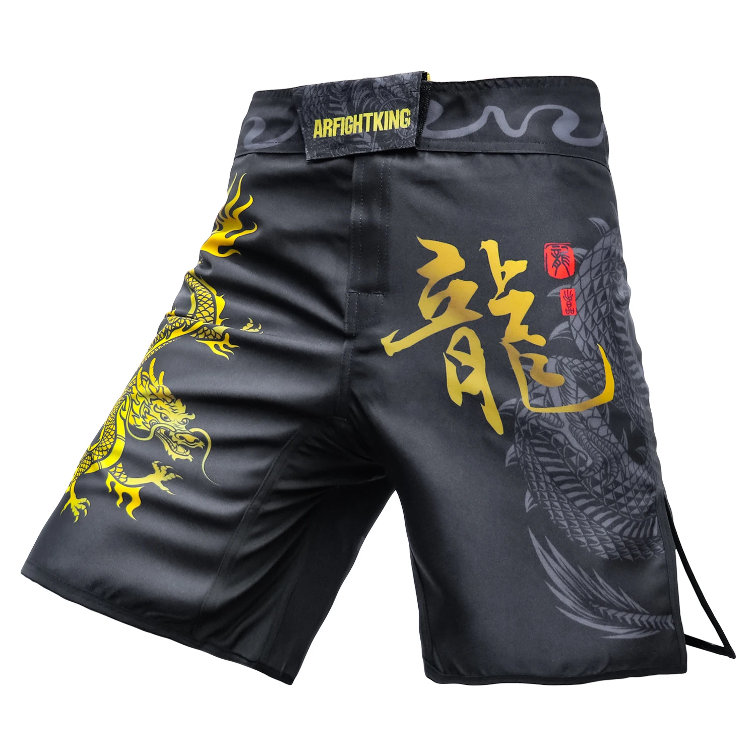 MMA Dragon Warrior Sports Fighting Training Shorts Jujutsu Quick Dry Durable Fitness Competition Muay Thai Outdoor Bicycle