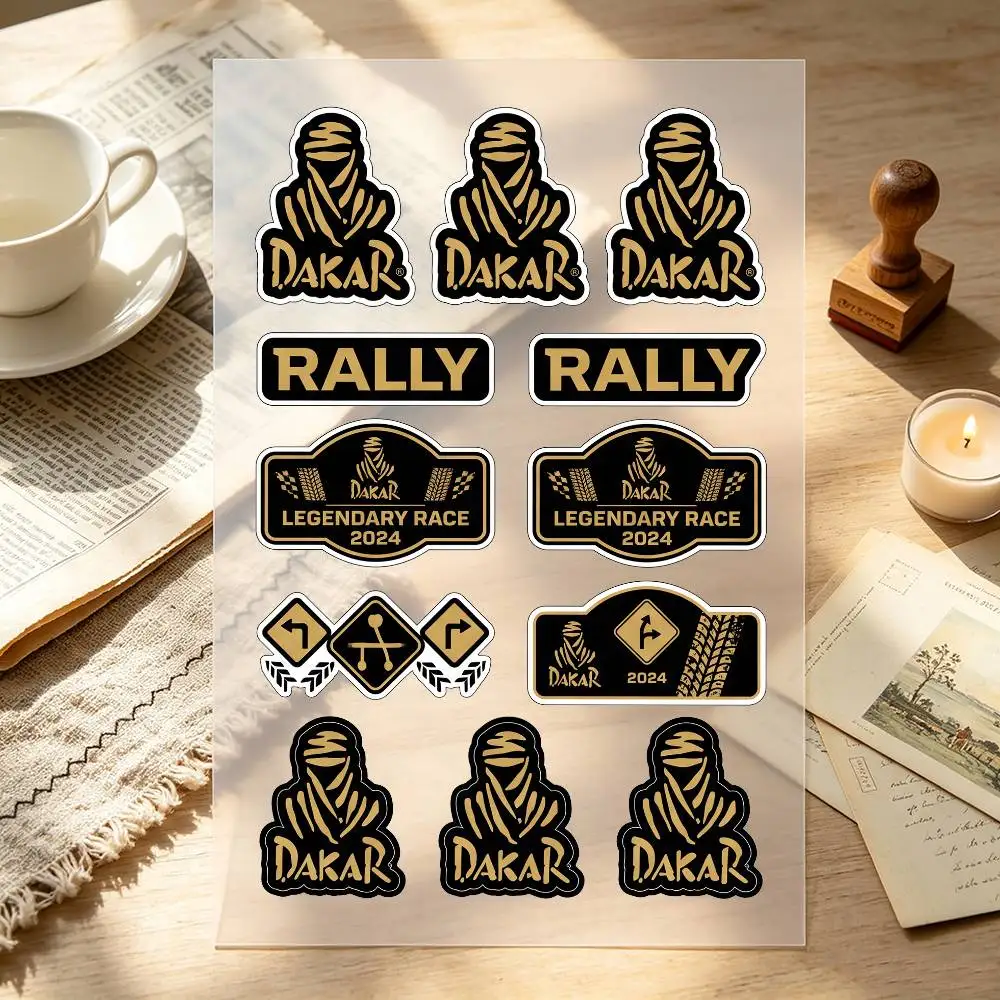 D-Dakar Rally Motorcycle Stickers For Motorcycle Bodies And Helmet Reflective Stickers view 3