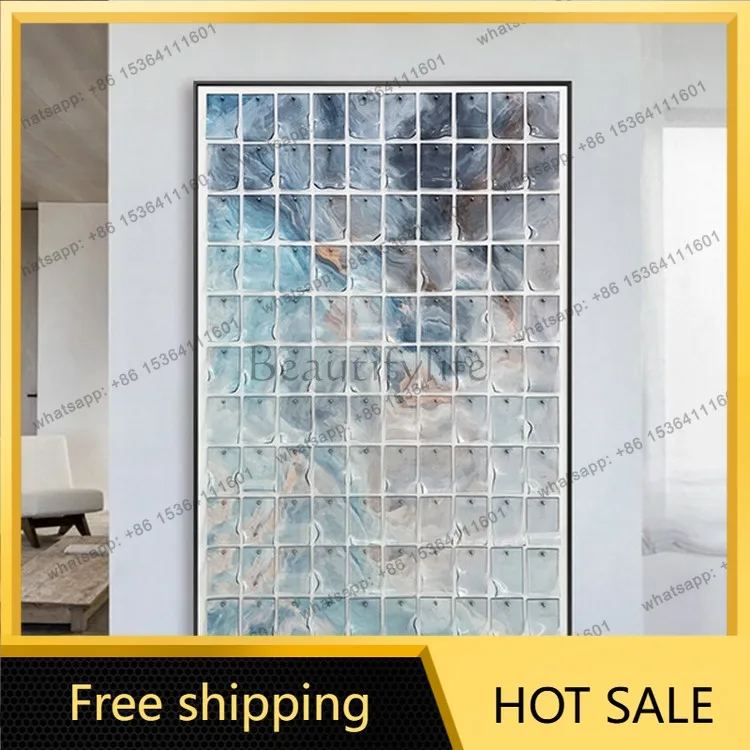 LJY light luxury Nordic entrance entrance decorative painting acrylic three-dimensional physical hanging painting