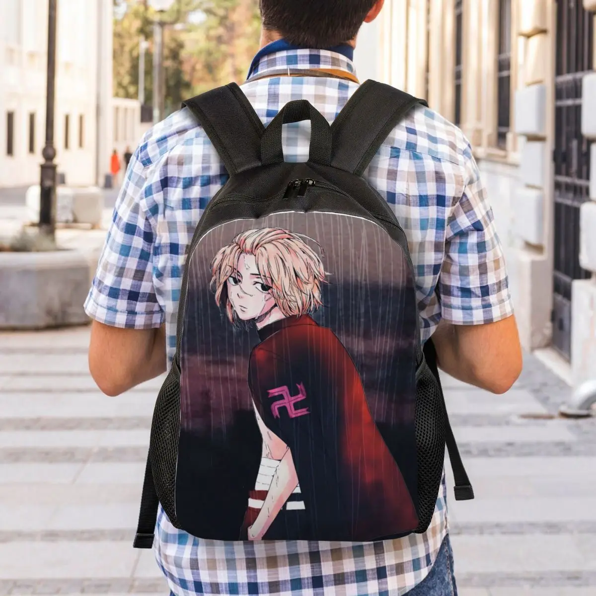 Tokio Revengers Manga Anime Reise rucksack Frauen Männer Schule Computer Bücher tasche Sano Manjiro Mikey College Student Daypack Taschen