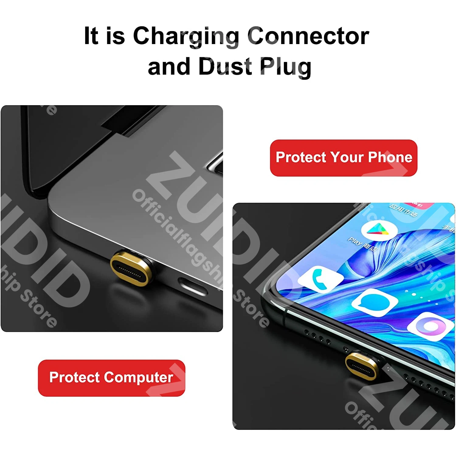 3/5/10Pcs 24-Pin USB Type C Magnetic Cable Adapter For USB4.0 Magnetic Adapter Mobile Phone Dust Plugs Magnetic Tips Converter