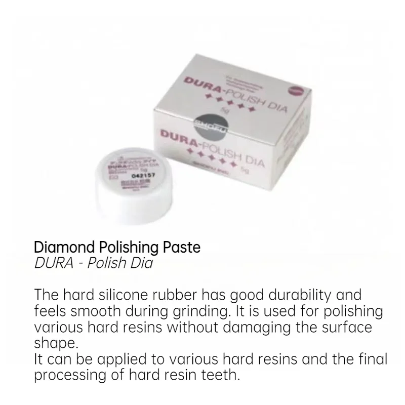 Dental Tools Diamond Polishing Paste Resin Porcelain Crown Extend Repair Lifespan Compatible with Multiple Restorative Materials