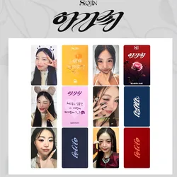 6Pcs/Set SOOJIN RIZZ Agass Solo Album Photocards Double Sides SEOTANG Fashion Selfie Lomo Cards Fans Birthday Collection Gifts