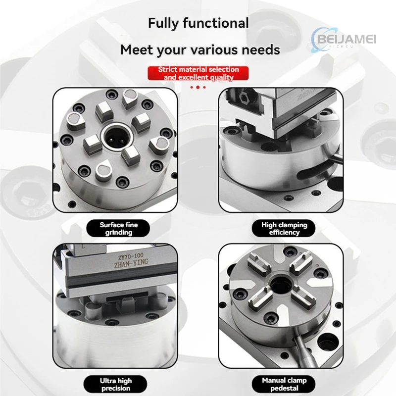 Erowa Zero Point Quick Change Positioning 3r Fixture Manual Chuck Pneumatic Chuck Vise Clamping Quick Change Fixture