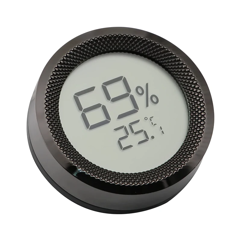 High Precision Electronic Humidity Thermometer round Cigar Box Measurement Lafuli Smoke Tool   Knife Eye Wear view 5