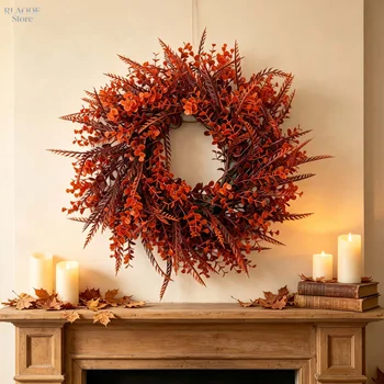 Autumn Eucalyptus Wreath 1