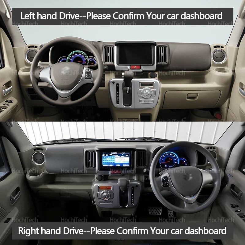 For Suzuki Every Microvan DA17V DA17W 2015-present Car Dashboard Cover Avoid Light Pad Instrument Platform Cover Mat Carpet