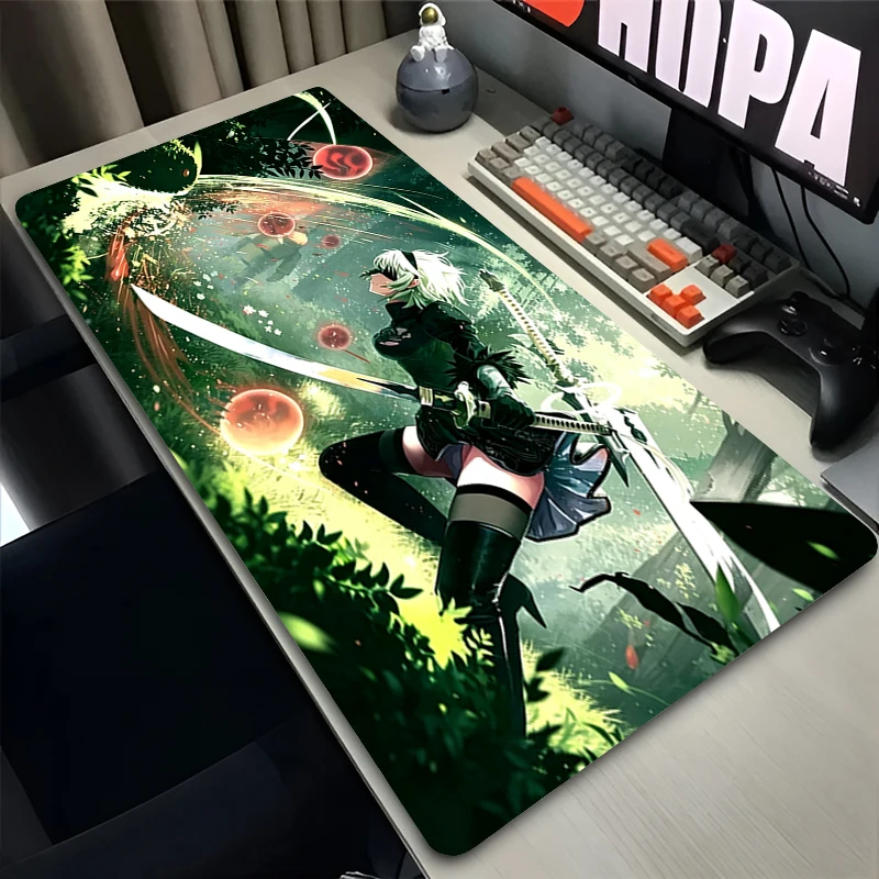 Large Mouse Pad E-sports Players Game Desk Mat Computer Keyboard Pad Gaming Accessories Anime Carpet N-nier Automata 2b Mousepad