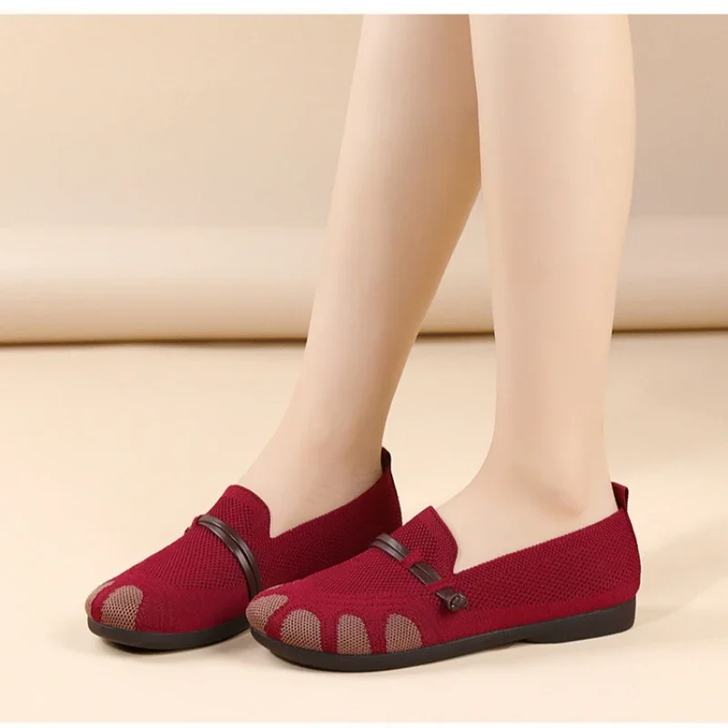 

​Women's Breathable Loafers Lightweight Comfortable Flats for Office Casual Low Cut Walking Shoes​